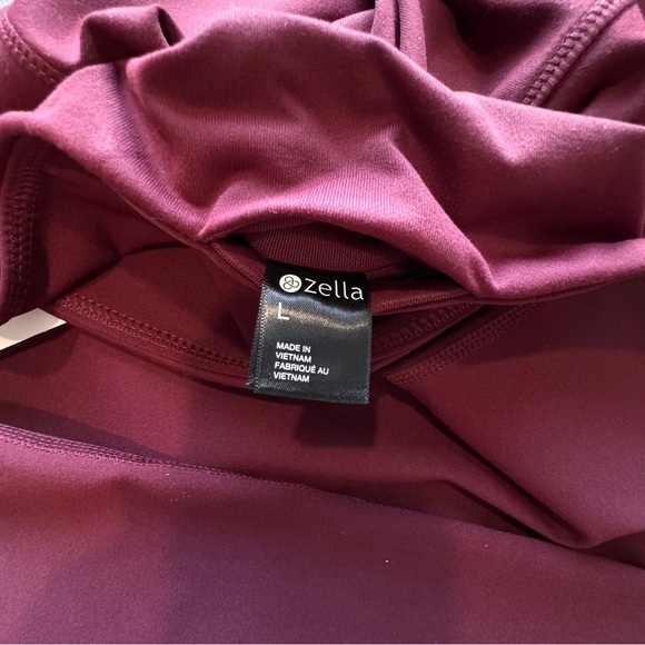 NWT Zella Woman’s Live In Leggings Yoga Pants Purple Workout Slim Fit Sz Large - Picture 8 of 8